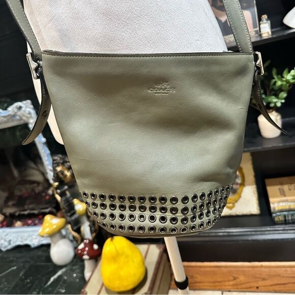 Coach Green Bleecker Mini Duffle - Picture 1 of 13